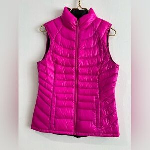 Ideology light weight hot pink quilted vest size S